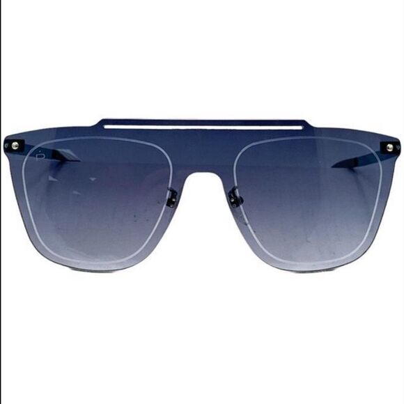 Prive Revaux NEW Shady Business Rimless Sunglasses Navy Blue - Picture 1 of 4